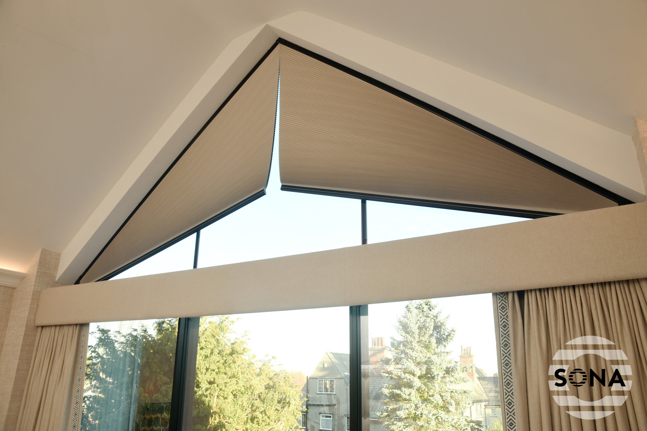 Sona Unveils Patented SonaApex Blinds for Seamless Shading of Unique Glazing