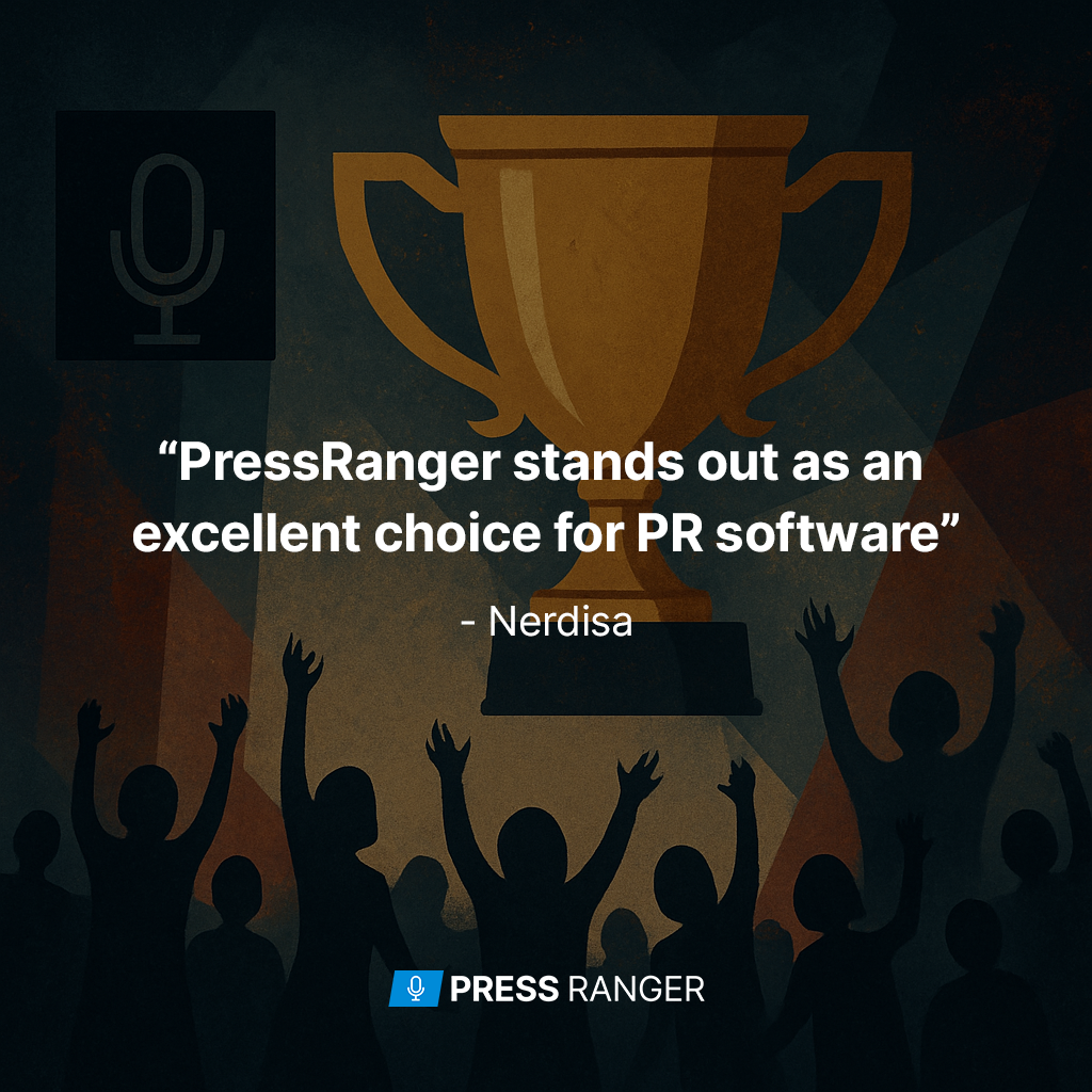 Press Ranger announces Press Ranger Named Best PR Software by Nerdisa
