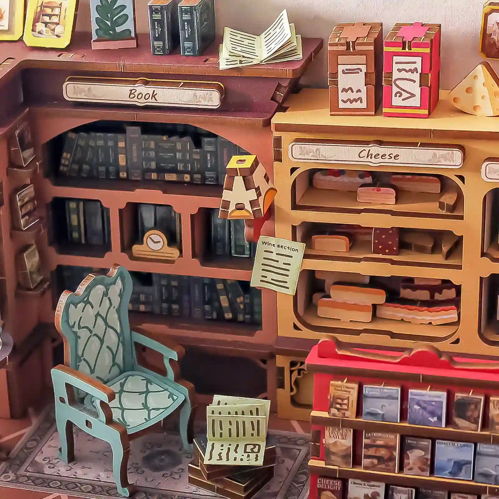 Benlarky Highlights the Miniature Details of Cheese Bookstore