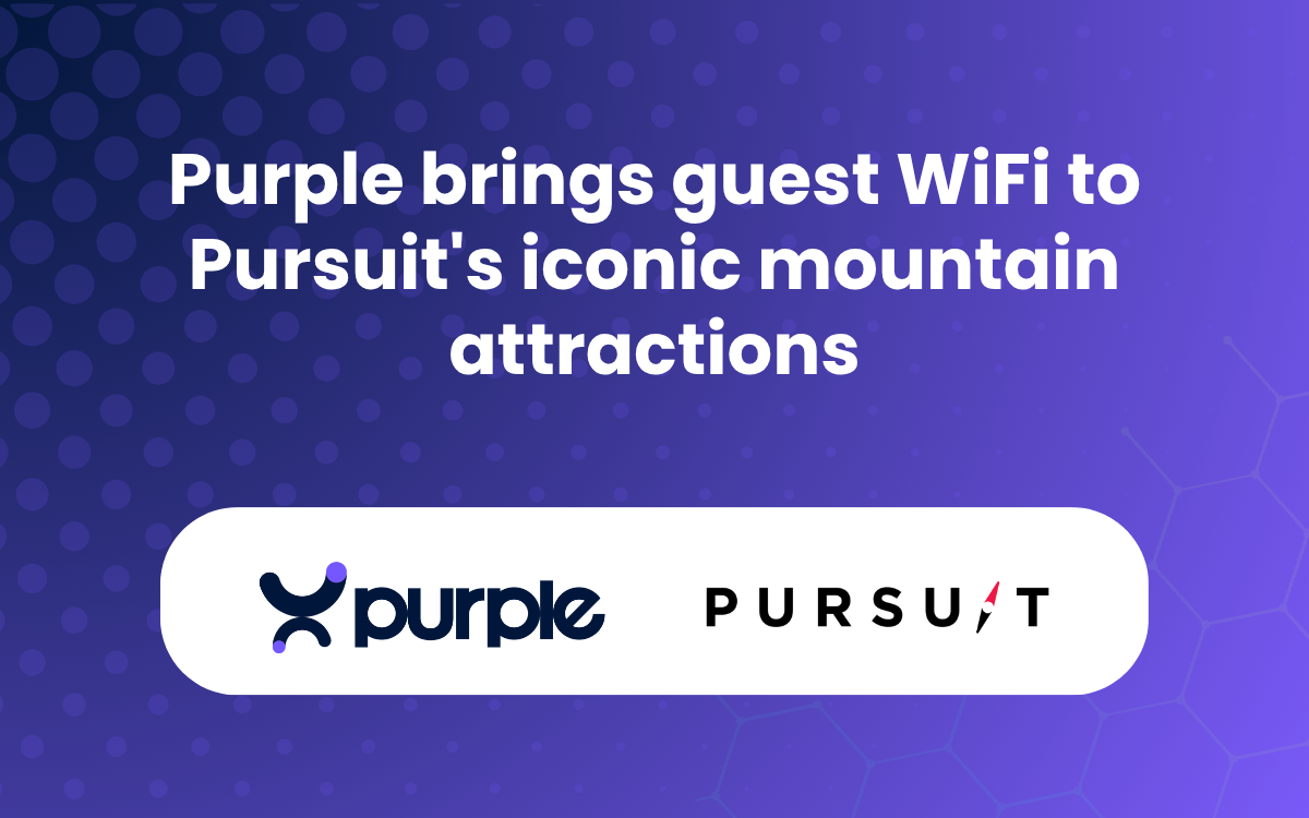 Purple brings guest WiFi to Pursuit’s iconic mountain attractions