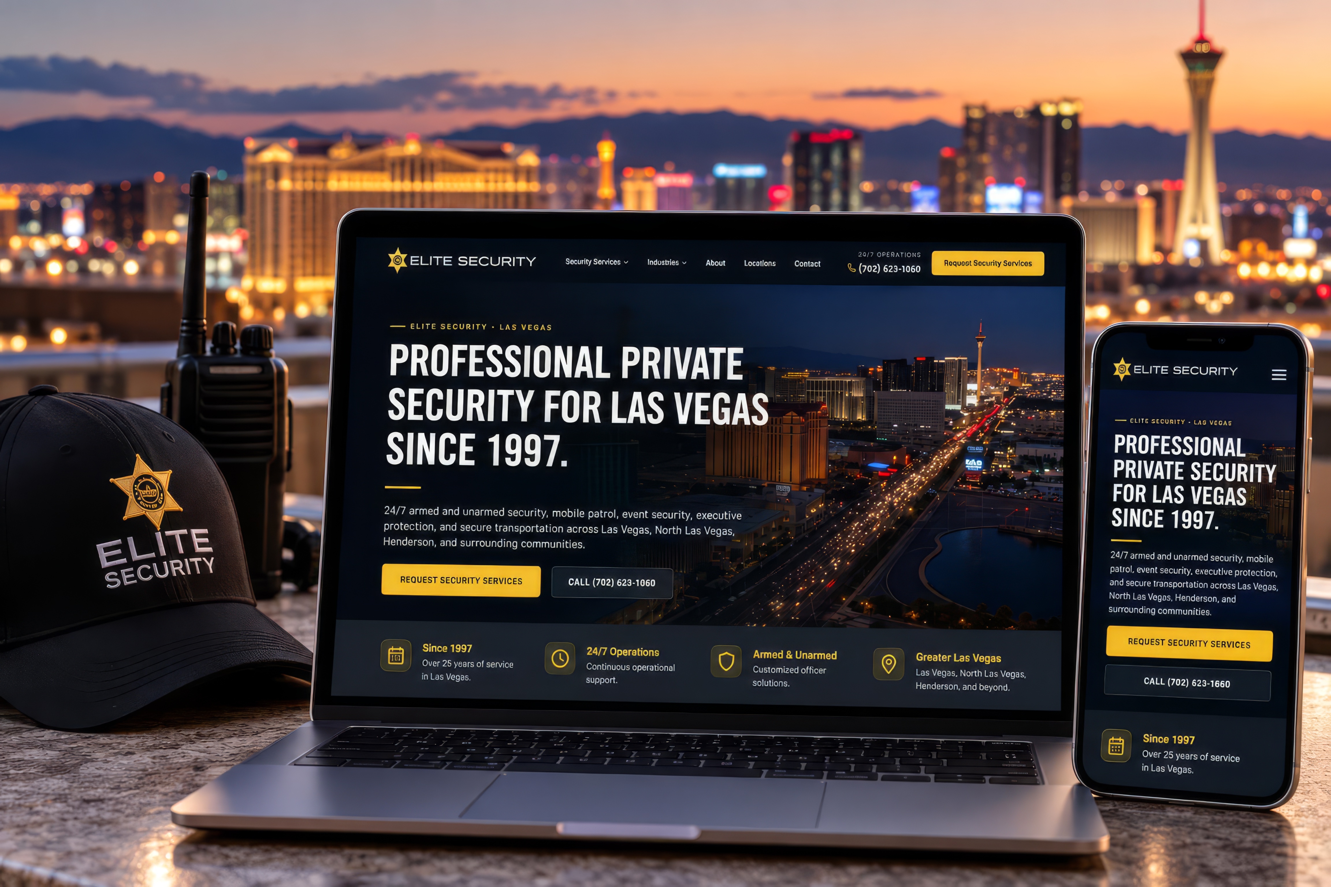 Elite Security Unveils Redesigned Website for Las Vegas Security Services