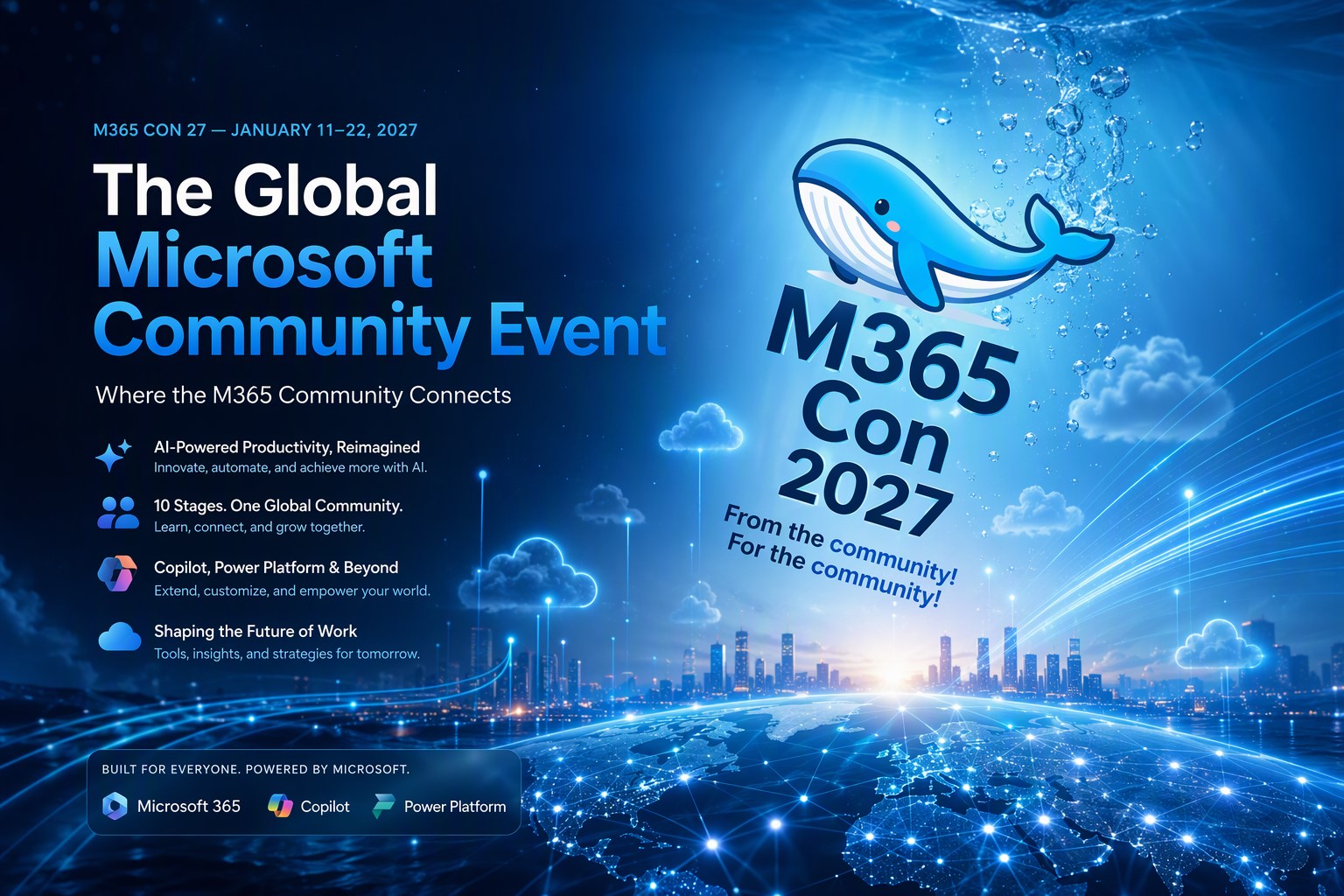M365 Con 27 Brings 120+ Microsoft Experts Together — Including 90+ Microsoft MVPs — for a Global Conference on AI, Copilot and the Future of Work