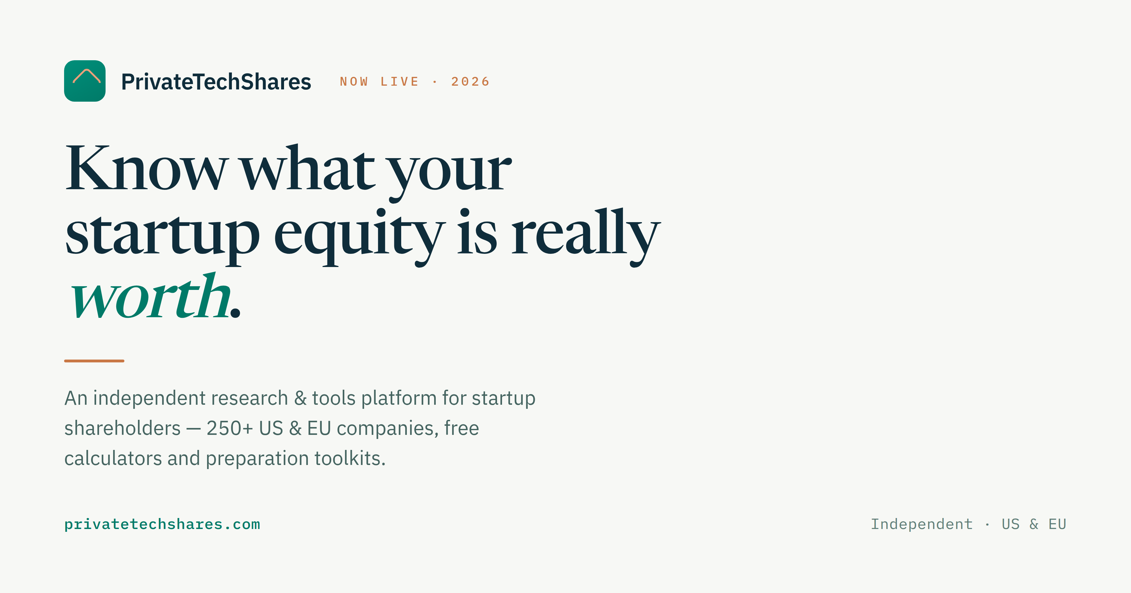 PrivateTechShares Releases Educational Resources to Help Startup Employees Understand Equity Compensation