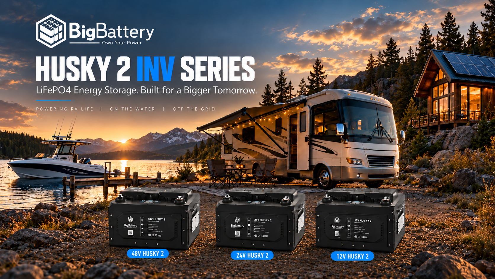 BigBattery Announces 12V HUSKY 2e, a Lower-Cost 314Ah Lithium Battery for RV, Marine and Off-Grid Power