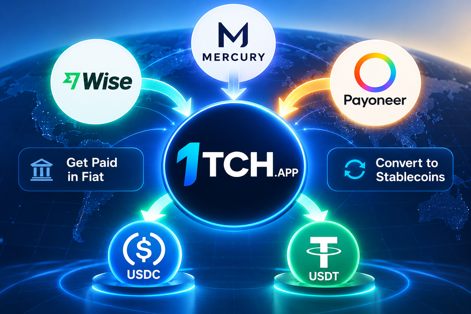 1TCH Simplifies Fiat-to-Stablecoin Conversion for Freelancers and Global Businesses